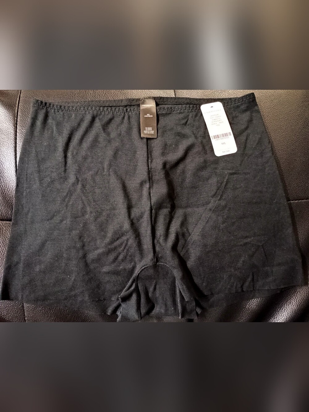 NWT Understance M/L Soft Touch Seamless Boyshorts in Black